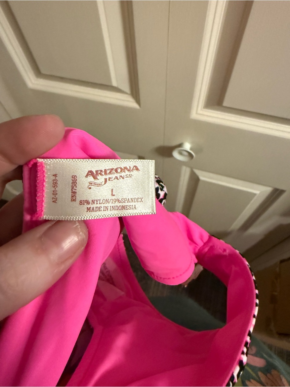 Arizona Jean Company Hot Pink Leopard Print Bikini Set - Picture 5 of 6